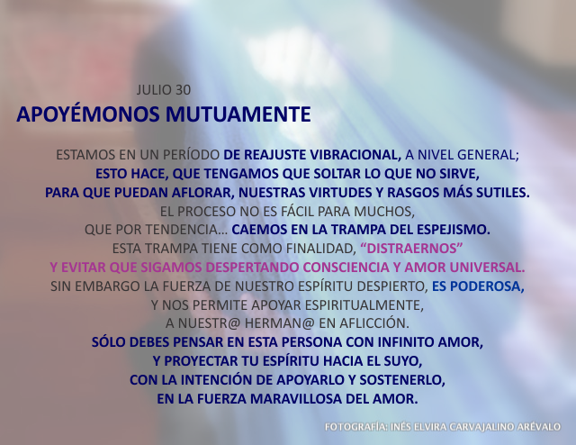 Apoyémonos mutuamente